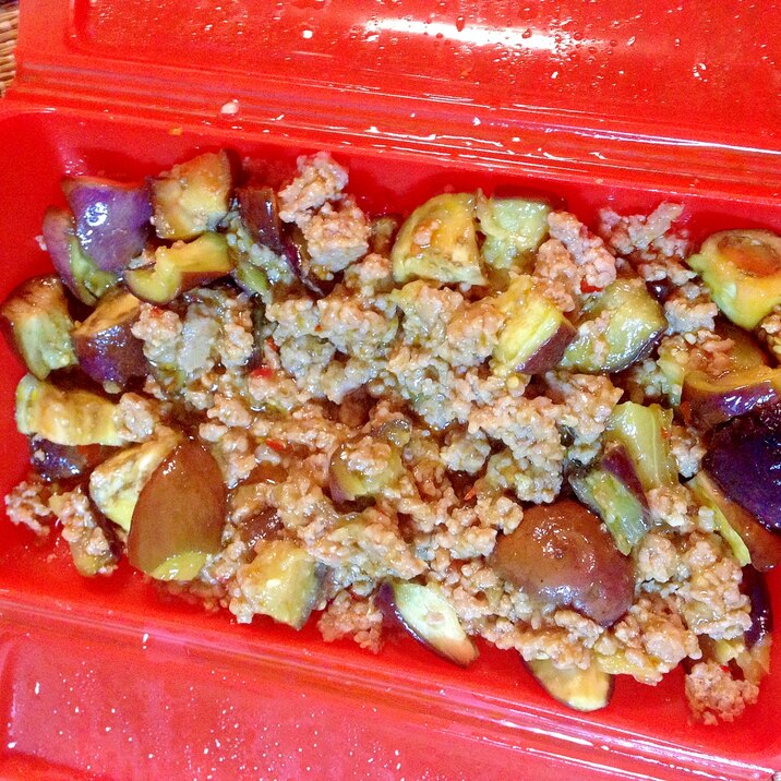 ルクエスチームケースで茄子とひき肉のチョイ辛蒸し レシピ 作り方 By Chococco3215 楽天レシピ